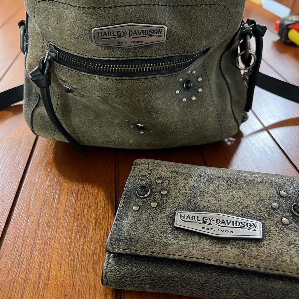 Harley Davidson Crossbody Wallet Combo